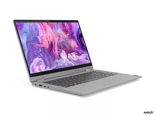 Lenovo IdeaPad Flex 5 14ALC05 AMD Ryzen™ 7 5700U Hybrid (2-in-1) 35.6 cm (14") Touchscreen Full HD 8 GB DDR4-SDRAM 512 GB SSD Wi-Fi 6 (802.11ax) Windows 10 Home in S mode UK English Grey, Platinum