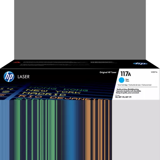 HP W2071A/117A Toner-kit cyan, 700 pages ISO/IEC 19798 for HP Color Laser 150