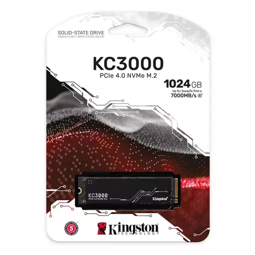 Kingston Technology KC3000 M.2 1.02 TB PCI Express 4.0 3D TLC NVMe