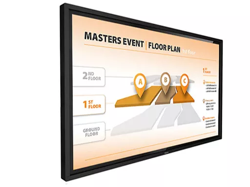 Philips 32BDL3651T/00 Signage Display Digital A-board 81.3 cm (32") VA Wi-Fi 350 cd/m² Full HD Touchscreen Built-in processor Android 8.0