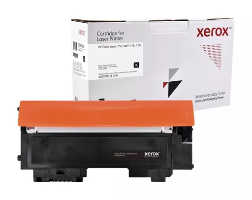 Xerox 006R04591 Toner-kit black, 1K pages (replaces HP 117A/W2070A) for HP Color Laser 150