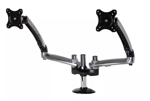 Peerless LCT620AD-G monitor mount / stand 73.7 cm (29") Black, Silver Desk