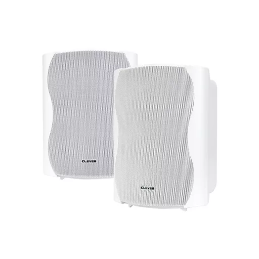 Clever Acoustics BGS50 White 8 Ohm Speakers (Pair)