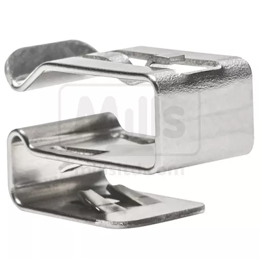 HellermannTyton Stainless Steel Solar Panel Edge Cable Clip Pk5000