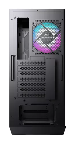 MSI MPG GUNGNIR 110R Mid Tower Gaming Computer Case Black, USB 3.2 Gen2 Type C, 4x 120mm ARGB Fan, Mystic Light Sync, 1 to 6 ARGB Control board, 2x Tempered Glass Panels, ATX, mATX, mini-ITX