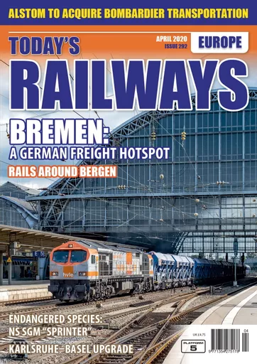Today's Railways Europe 292: April 2020