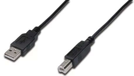 ASSMANN Electronic AK-300102-030-S USB cable USB 2.0 3 m USB A USB B Black