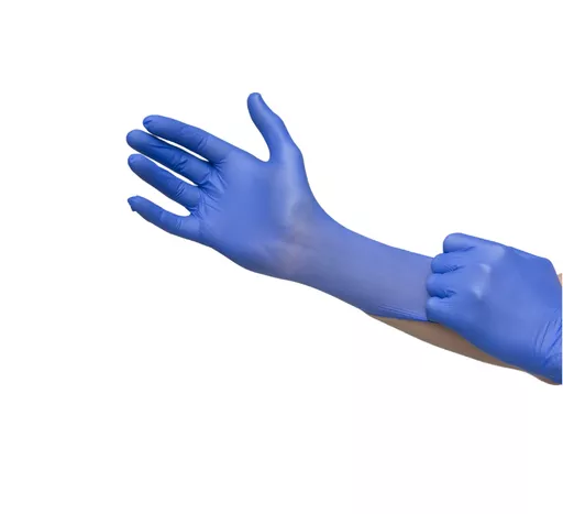 Extra Large Powder Free Vinyl Gloves - Blue