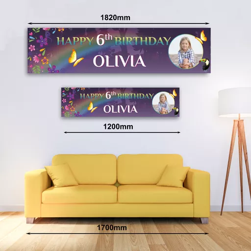 Personalised Banner - Encanto Style Banner with Photo