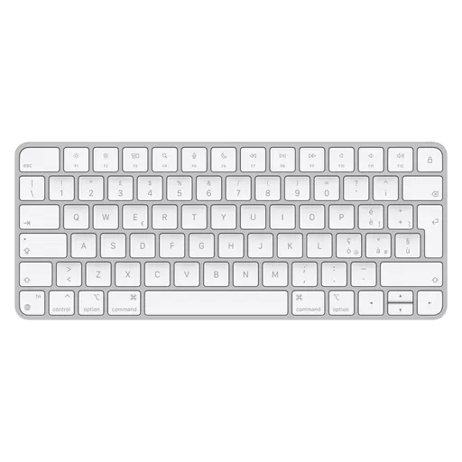 Apple Magic keyboard USB + Bluetooth Italian Aluminium, White