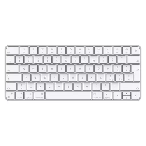 Apple Magic keyboard USB + Bluetooth Italian Aluminium, White