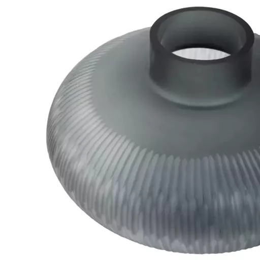 Carved Vase, Esta, Grey