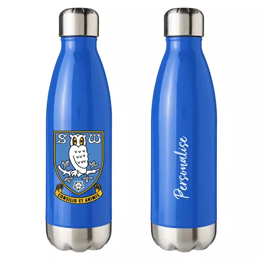 Sheffield Wednesday FC Crest Blue Insulated Water Bottle.jpg