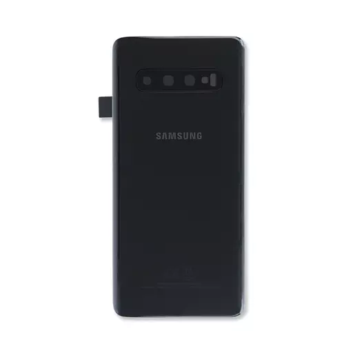 Back Cover w/ Camera Lens (Service Pack) (Prism Black) - For Galaxy S10 (G973)