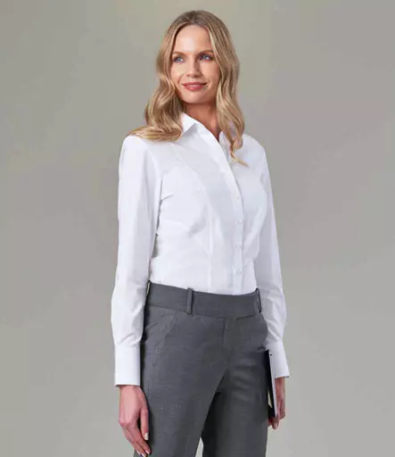 Brook Taverner Ladies Palena Long Sleeve Poplin Shirt