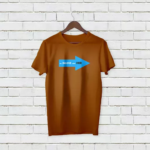 Personalised ' I'm in Love with Her' T-Shirt