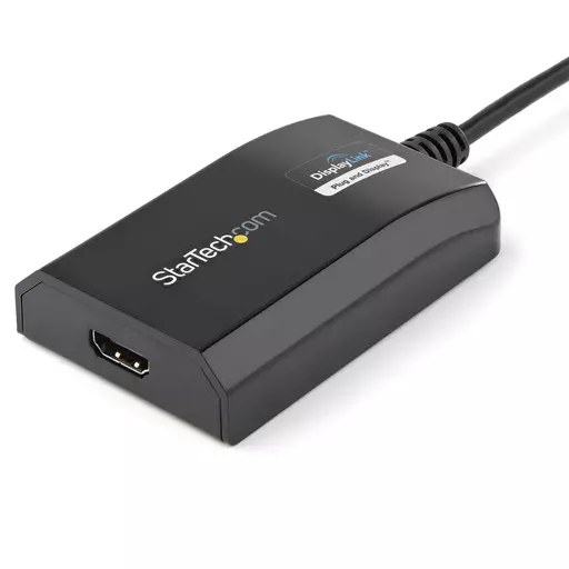 StarTech.com USB 3.0 to HDMI Adapter - DisplayLink Certified - 1080p (1920x1200) - USB Type-A to HDMI Display Adapter Converter for Monitor - External Video & Graphics Card - Windows/Mac