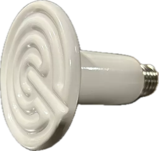 Ceramic heat lamp bulb
