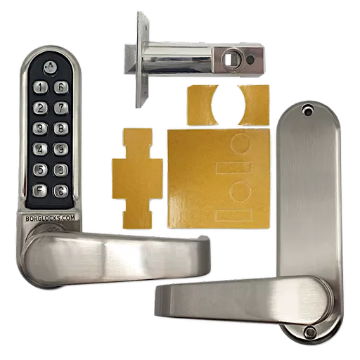 BORG LOCKS BL5701 ECP FT Digital Lock With 60mm Tubular latch & Key Override Fire Rated BSEN1634-1
