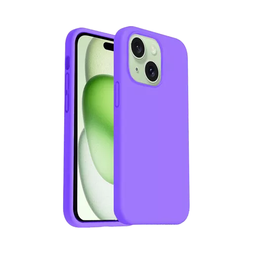 Silicone for iPhone 15 Plus - Purple