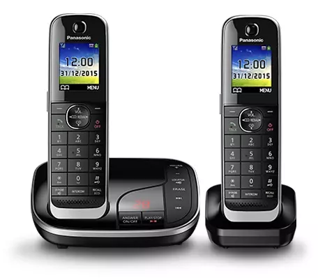 Panasonic KX-TGJ322E DECT telephone Black Caller ID