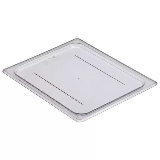1/2 CLEAR GN FLAT COVER POLYCARBONATE CAMBRO