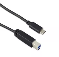 Targus ACC924EUX USB cable 1 m USB 3.2 Gen 2 (3.1 Gen 2) USB C USB B Black