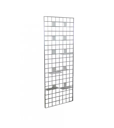 5ft Gridwall Wall Mounted Shoe Display Kit