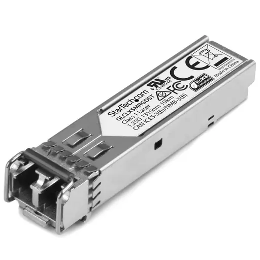 StarTech.com Cisco GLC-LX-SM-RGD Compatible SFP Transceiver Module - 1000BASE-LX~Cisco GLC-LX-SM-RGD Compatible SFP Module - 1000BASE-LX - 1GbE Single Mode Fiber SMF Optic Transceiver - 1GE Gigabit Ethernet SFP - LC 10km - 1310nm - DDM Cisco Firepower, AS