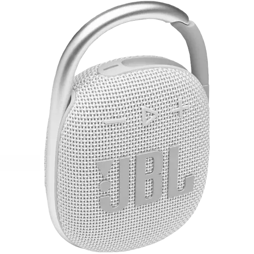 JBL Clip 4 Portable Mini Bluetooth Speaker White