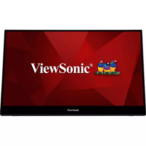 Viewsonic TD1655 computer monitor 39.6 cm (15.6") 1920 x 1080 pixels Full HD LED Touchscreen Multi-user Black, Silver