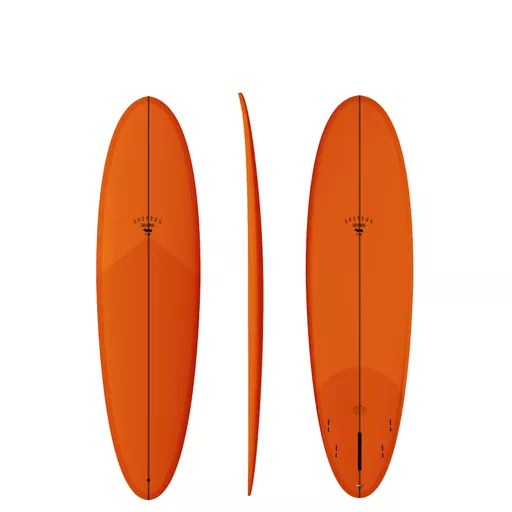 PRE ORDER - Skindog Thunderbolt Red OVA Surfboard 7ft 0 - Orange
