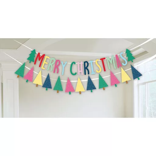 Festive Friends Letter Banner