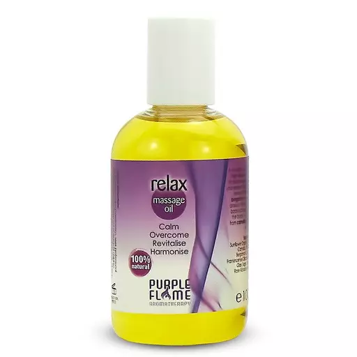 Purple Flame Relax Therapeutic Massage Oil 100ml