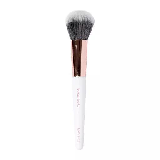 Brushworks White & Gold Blush Brush