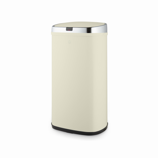 Swan 42L Square Sensor Bin Cream | Size: A - Image 2