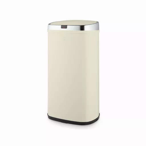 42L Square Sensor Bin Cream