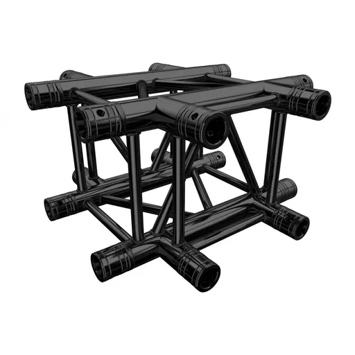 Global Truss Standard F34 4 Way Cross Piece Stage Black
