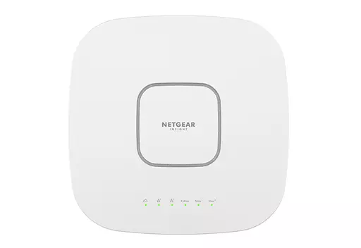 NETGEAR Insight Cloud Managed WiFi 6 AX6000 Tri-band Multi-Gig Access Point (WAX630) 6000 Mbit/s White Power over Ethernet (PoE)