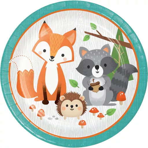 Woodland Animals Plates