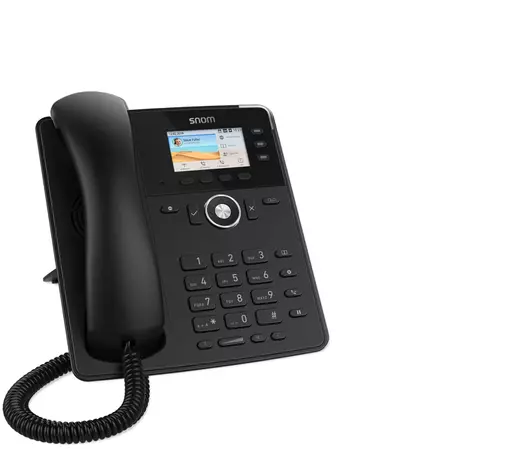 Snom Tischtelefon D717 IP phone Black 3 lines TFT