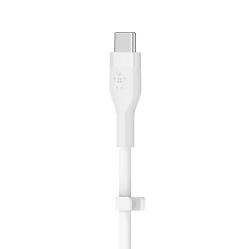 Belkin Cbl Silicone USB-C LTG 3M blc White