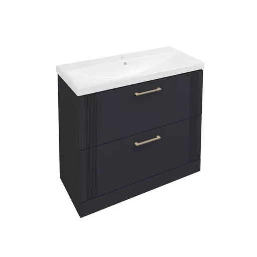 Cranham 100cm Floorstanding Vanity Unit - Matt Anthracite