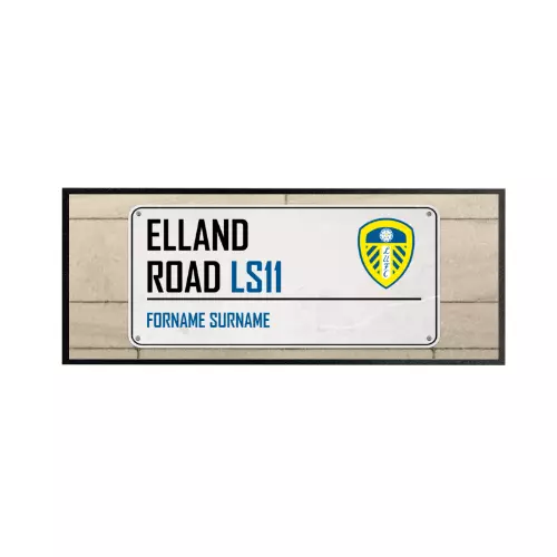 Leeds United FC Street Sign Regular Bar Runner