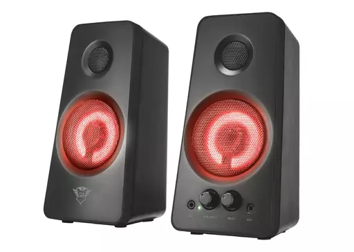 Trust 21202 loudspeaker Black, Red 18 W