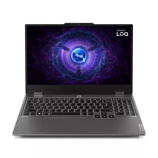 Lenovo LOQ Intel® Core™ i5 i5-12450HX Laptop 39.6 cm (15.6") Full HD 16 GB DDR5-SDRAM 512 GB SSD Intel Arc A530M Wi-Fi 6 (802.11ax) Windows 11 Home Grey