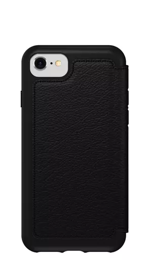 OtterBox Strada Folio Series for Apple iPhone SE (2nd gen)/8/7, black