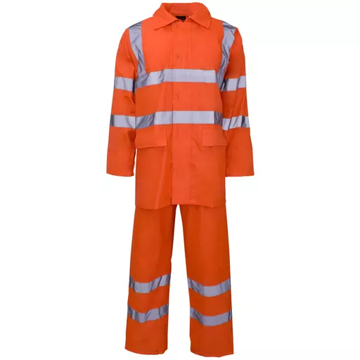Supertouch Polyester/PVC Reflective Rainsuit