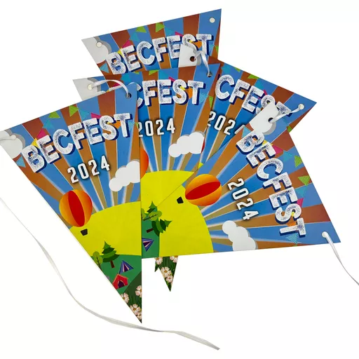 Personalised Festival Camp Pennant Bunting