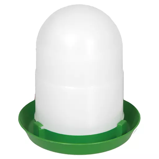 White and Green Dome Drinker - 2 litre